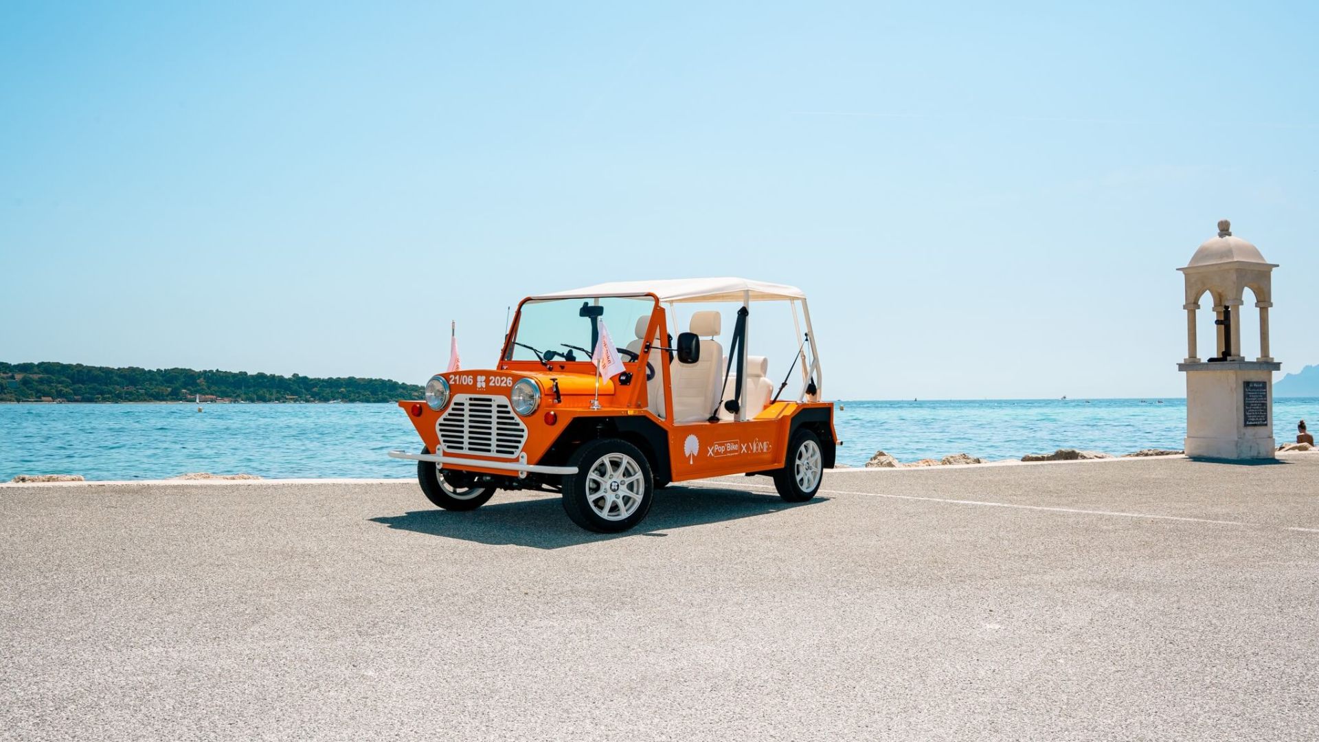 Noleggio Mini Moke elettrica sulla Costa Azzurra